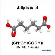 Adipic Acid, CP, 250 gm, Bendosen