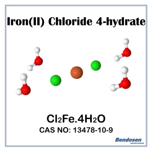 Iron (II) Chloride 4-hydrate, AR, 500 gm, Bendosen