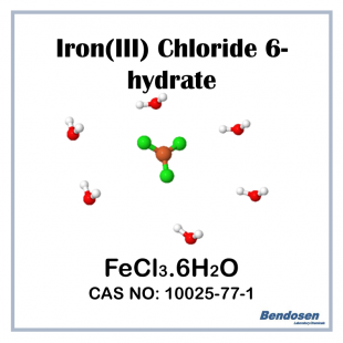 Iron (III) Chloride 6-hydrate, AR, 500 gm, Bendosen