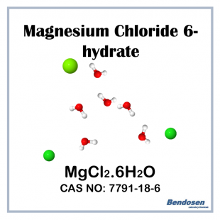 Magnesium Chloride 6-hydrate, AR, 500 gm, Bendosen