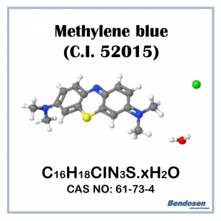 Methyl Blue for Microscope Stain, 25 gm, Bendosen