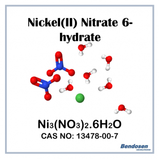 Nickel (II) Nitrate 6-hydrate, AR, 500 gm, Bendosen
