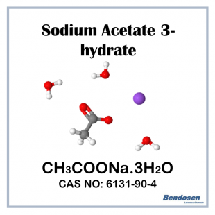 Sodium Acetate 3-hydrate, AR, 500 gm, Bendosen