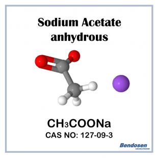 Sodium Acetate Anhydrous, AR, 500 gm, Bendosen