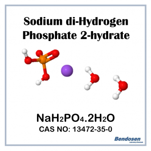 Sodium di-Hydrogen Phosphate 2-hydrate, AR, 100 gm, Bendosen