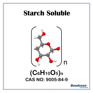 Starch Soluble, AR, 500 gm, Bendosen