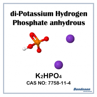 di-Potassium Hydrogen Phosphate Anhydrous, AR, 500 gm, Bendosen