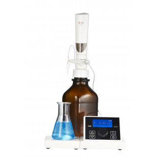 Electronic Titrator, dTrite, Volume Range 0.01mL-99.99mL, Max Piston 10mL, Resolution 10μL, DLAB 