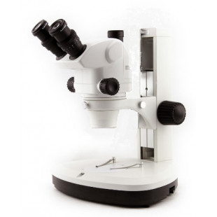 Continuous Zoom Stereo-microscope ( LED  up and down light source), No Adapter Lens,Rough Moving Arm, PXS9-T
