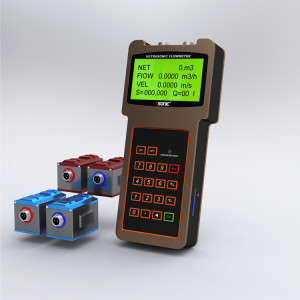Handheld Ultrasonic Flow-meter, Dimensions: 200×93×33mm, Weight: 390g, TUF-2000H, TSONIC