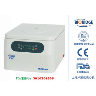 LED Tabletop Low Speed Centrifuge, Max Speed 4200r/min, Max RCF 2760xg, Max Capacity 20mlx12, TDZ4B-WS 