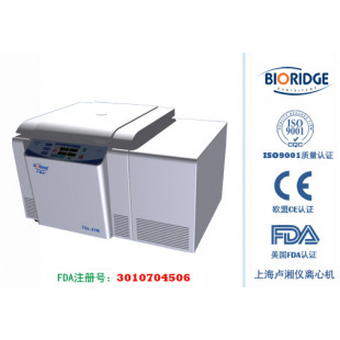 Tabletop High Speed Refrigerated Centrifuge, Max Speed 21000r/min, Max RCF 30642×g, Max Capacity 750ml×4, Net weight 75kg, TGL-21M 