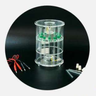 Disk Electrophoresis, Buffer Volume: 1000ml, Diameter Glass Tube: 5mm, Unique System Of Glue Device, 2.0 KG