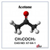 Acetone, AR + Grade, 2.5 L (plastic bottle), EAM