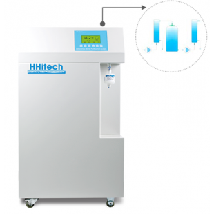 Medium-RQ Series Double Stage Reverse Osmosis & Deionized Water System (Tap Water Inlet), RO Water and Deionized Water, Resistivity 10-18.2MΩ.cm, HHitech