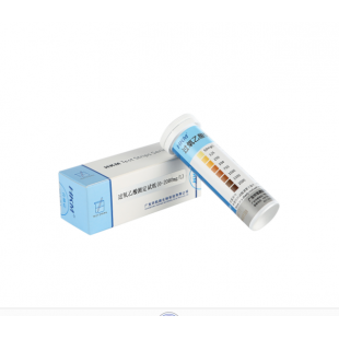 Peracetic Acid Test Paper, 50-125-500-750-1000-1500-2000 mg/L, 100 pcs  / box  
