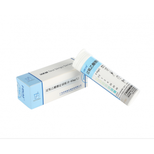 Peracetic Acid  Test Strip, 0.5-1-2-4-10-20-40 mg/L, 100 pcs  / box  