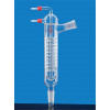 Grinding Screw Type Reflow Condenser (with Removable Hose Connector), Upper Grinding 24#, Under Grinding 45#, Condensation Length 200mm, LH-178-GL-096, LH Labware