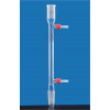 Small Space High Water Speed Straight Condenser (with Detachable Hose Connector), Upper Grinding 24#, Under Grinding 24#, Effective Length 250mm, LH-183-HC-587, LH Labware