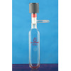 50mL Cylindrical Solvent Storage Bottle With High Vacuum Valve SCHLENK LH-205000, Valve: 0~4mm, LH Labware