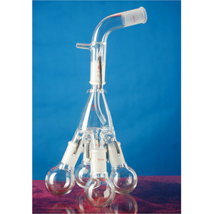 Distillation Receiver (Distillation Receiver Grinding), 14# 19# 24# Component (Spring clip 25mm), 4pcs/Box, LH-299-252, LH Labware