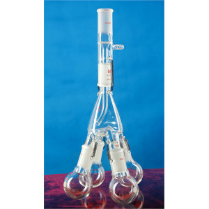 Distillation Receiver (Distillation Receiver Grinding), 14# Component (Straight Vacuum Receiving Tube with Small Mouth 14×2), LH-202-001-A, LH Labware