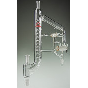 Vacuum Sandwich Scaly Distiller, Grinding 19#, Thermometer Grinding Mouth 10#, Gate Type: 	PTFE Gate, LH-203-701, LH Labware