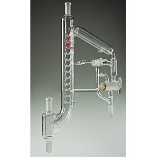 Vacuum Sandwich Scaly Distiller, Grinding 14#, Thermometer Grinding Mouth 10#, Gate Type: Glass Spring Interchangeable Door, LH-203-116, LH Labware