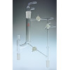 Distillation Fractionator (with Live Core Standard Glass Interchangeable Door), Upper Grinding 40#, Thermometer Grinding Mouth 14#, Left Lower Ground 24#, Right Lower Grinding Mouth 24#, LH-205-884, LH Labware
