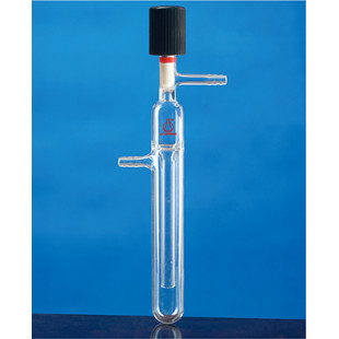 High Vacuum Valve Oil Snorkel, Tube Diameter 25mm, Height 225mm, LH-215-968, LH Labware