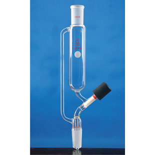 500mL Non-scale Constant Pressure Drip Funnel with High Vacuum Valve, Grinding 24#, Gate Type: 0 to 4 mm, LH-225-508, LH Labware