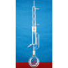 250mL Spherical Fat Extractor With Discharge Valve LH-276-E33, Grinding Mouth: 29, Condenser Grinding Mouth: 34, LH Labware