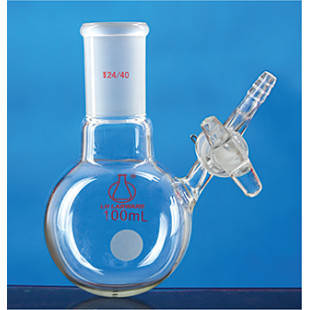 500mL Grinding Ball Bottle Reaction Bottle (Thick Wall) With Standard Glass Interchangeable Door LH-311500, Main Port#24, LH Labware