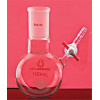 500mL Grinding Ball Bottle Reaction Bottle (Thick Wall) With Standard PTFE Door LH-321500, Main Port#24, LH Labware