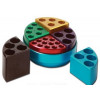 Red, Combined Reaction Module LH-387-025, 25ml 1/4 Color Round Bottom Flask Module, LH Labware