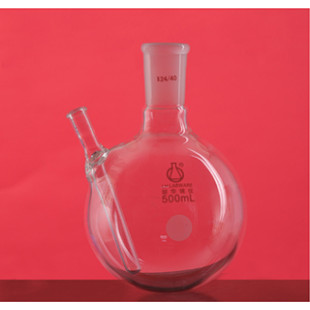 500mL Liner Tube Round Bottom Flask (Thick Wall) Thick Glass Tube LH-431-003, Grinding Size: 24, LH Labware