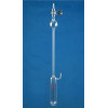 Single Tube Mercury Pressure Gauge SCHLENK 15#O-Ring Interface Stainless Steel Clip, LH Labware