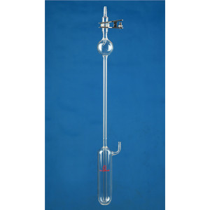 Single Tube Mercury Pressure Gauge SCHLENK 15#O-Ring Interface LH-466-001, 1200 mm, LH Labware
