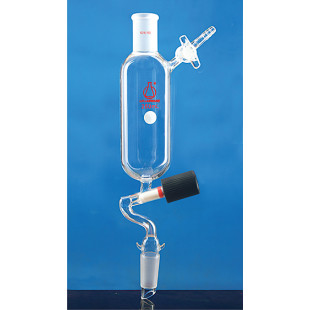 100mL Additive Funnel With Standard Glass Interchangeable Door LH-481480, Main Grinding Mouth: 14, Valve: 0 to 4 mm, LH Labware