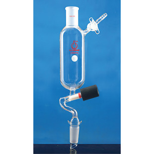 100mL Additive Funnel With Standard Glass Interchangeable Door LH-482480, Main Grinding Mouth: 24, Valve: 0 to 4 mm, LH Labware