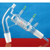Short-Range Micro-Snake Distiller, Thermometer Grinding Mouth 10#, Thermometer Grinding Mouth 24#, LH-502-066, LH Labware