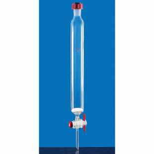 Grinding Sand Plate Chromatography Column (Tetrafluoro-Section) (RODAVISS Grinding), Outer Diameter 26mm, Effective Length 457mm, Grinding 24#, Sand Board Number: G3, LH-535-009, LH Labware