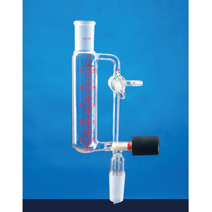 250mL Graduated Drip/Reservoir Funnel LH-702192, Grinding Size: 24x2, Valve: 0 to 4 mm, LH Labware