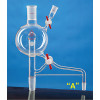 250mL Solvent Distillation Head Double PTFE Gate LH-992213, Top Grinding: 24, Under Grinding: 24, Side Grinding: 14, LH Labware