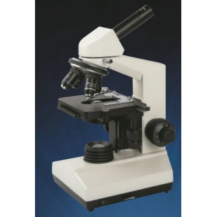 Biological Microscope XSZ-107BN-A, Monocular 45 45° Inclined Tube Rotatable 360°, Total Magnification：40X ~1600X, 6V/20W  Halogen Lamp  Adjustment, Lissview