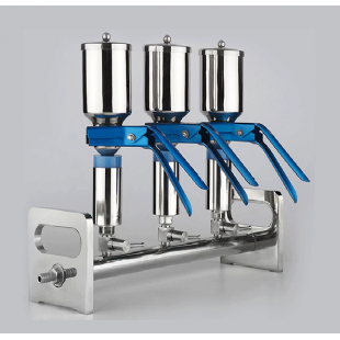Laboratory Glass Vacuum Filtration Manifolds (Vacuum Filtration Apparatus), 3-branch Manifold, 300ml Glass/SS316L Funnel, SS316L Manifold, Orioner