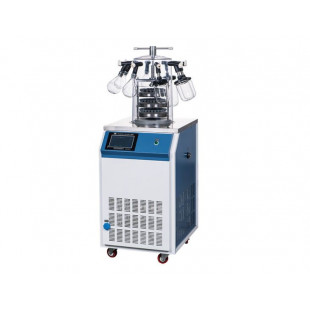 Top-Press Laboratory Lyophilizer Big LCD Display Heating Function Freeze Dryer Machines, 950W, Plate Load Capacity: 1 L, 115kg, Scientz Biotechnology