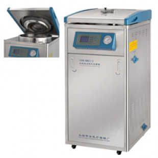 Vertical Pressure Steam Sterilizer LDZM-80KCS, Power: 220V/3.5Kw, Sterilization Chamber Volume: Φ370×750, Thickness: 2.0, Stainless Steel