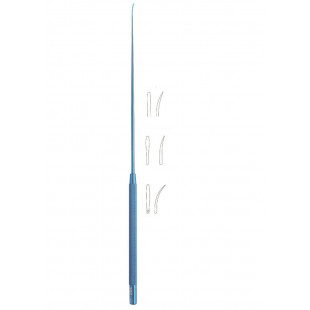 Micro Dissector Curved, Blunt, Matt