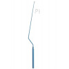 Micro Curette Bayonet-Shaped Ring Jaw, Left Curved, Anodizing